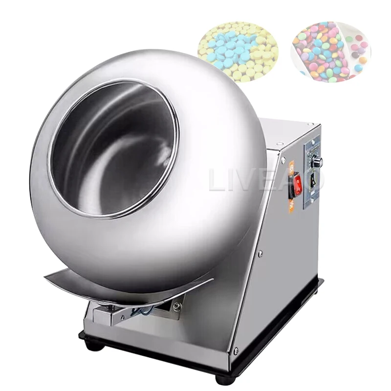 2023 New Arrive Sugar Coating Pan Candy Polishing Machine Chocolate Coater Machine