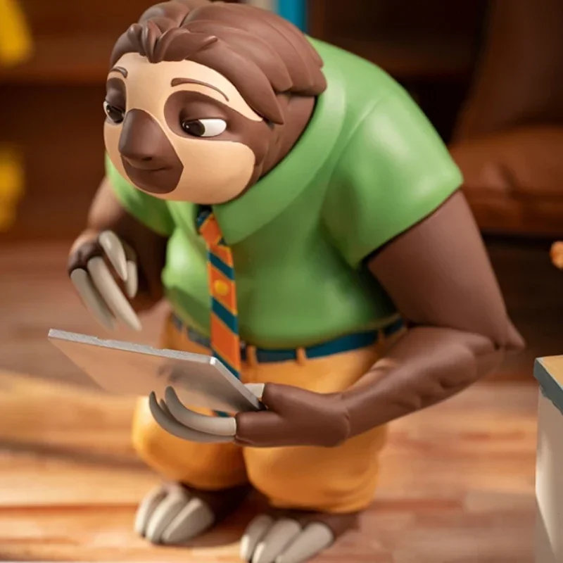 

Disney Zootopia Sloth anime Figure Statue Pvc Desktop Model Ornaments Toy Collection Children Birthday Gifts