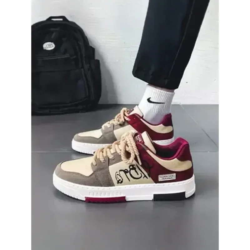 

Men's Summer 2025 New Spor Casual oes Student Trendy All-Match Design Thi Bot Rubber Outsole Wear-Resistant round Toe