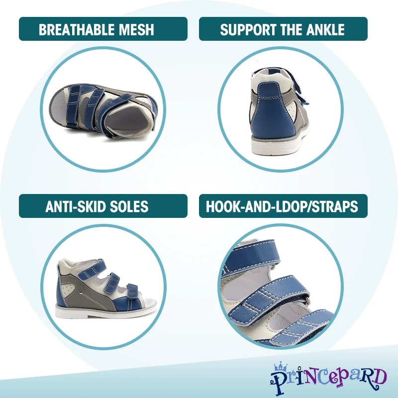 Orthopedic Sandals for Toddlers ,Corrective Shoes with High Back Ankle, First Walking Supportive Brace-Like Orthopedic Sandal