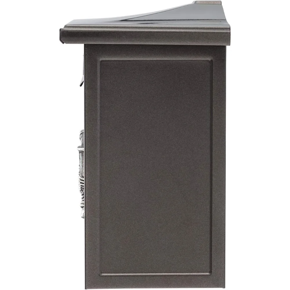 BURG-WÄCHTER - صندوق بريد كلاسيكي مع عمق مريح، تنسيق دخول A4، فولاذ مجلفن، Sylt 1883 E، خردة معدنية