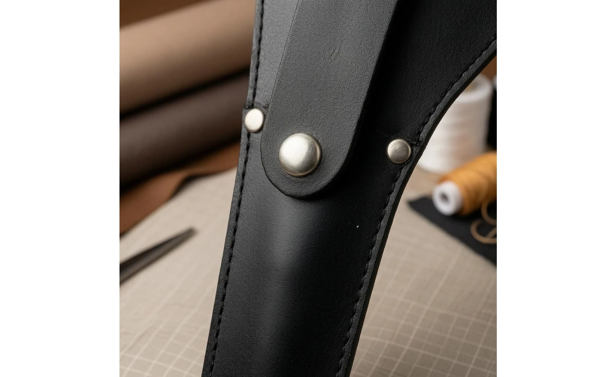 Leather Scissor Sheath Safeguarding Tailoring Scissor Pouch Blade Cover Pouch Flap Top Sewing Accessory Sturdy