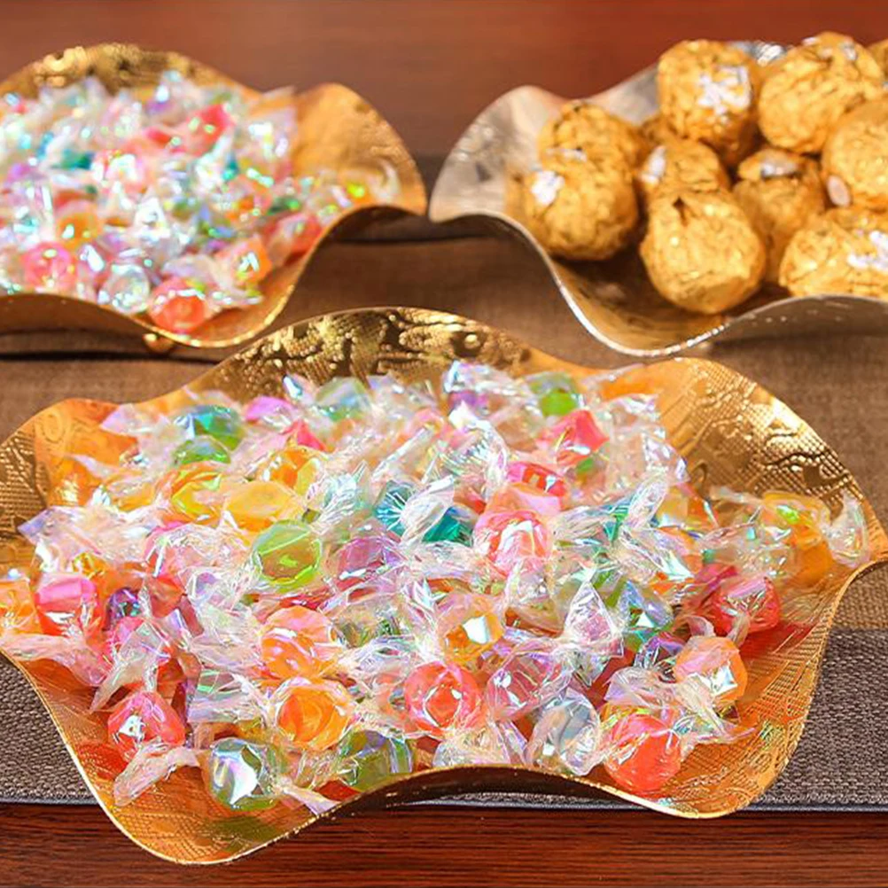 

Alloy Candy Dish Multi function Snack Tray Fruit Plate Storage Decorative Dessert Home Accessory Kitchen Utensils Lightweight