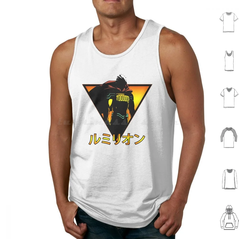 The 1 Million Hero! Tank Tops Vest Sleeveless Lemillion Japanese Retro Vintage Videogame Gamer Gaming Anime Manga Geeky