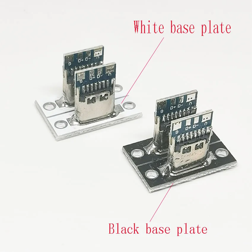 

USB Jack 3.1 Type-C Female Connector Jack Charging Port USB Type C Socket With Screw fixing plate