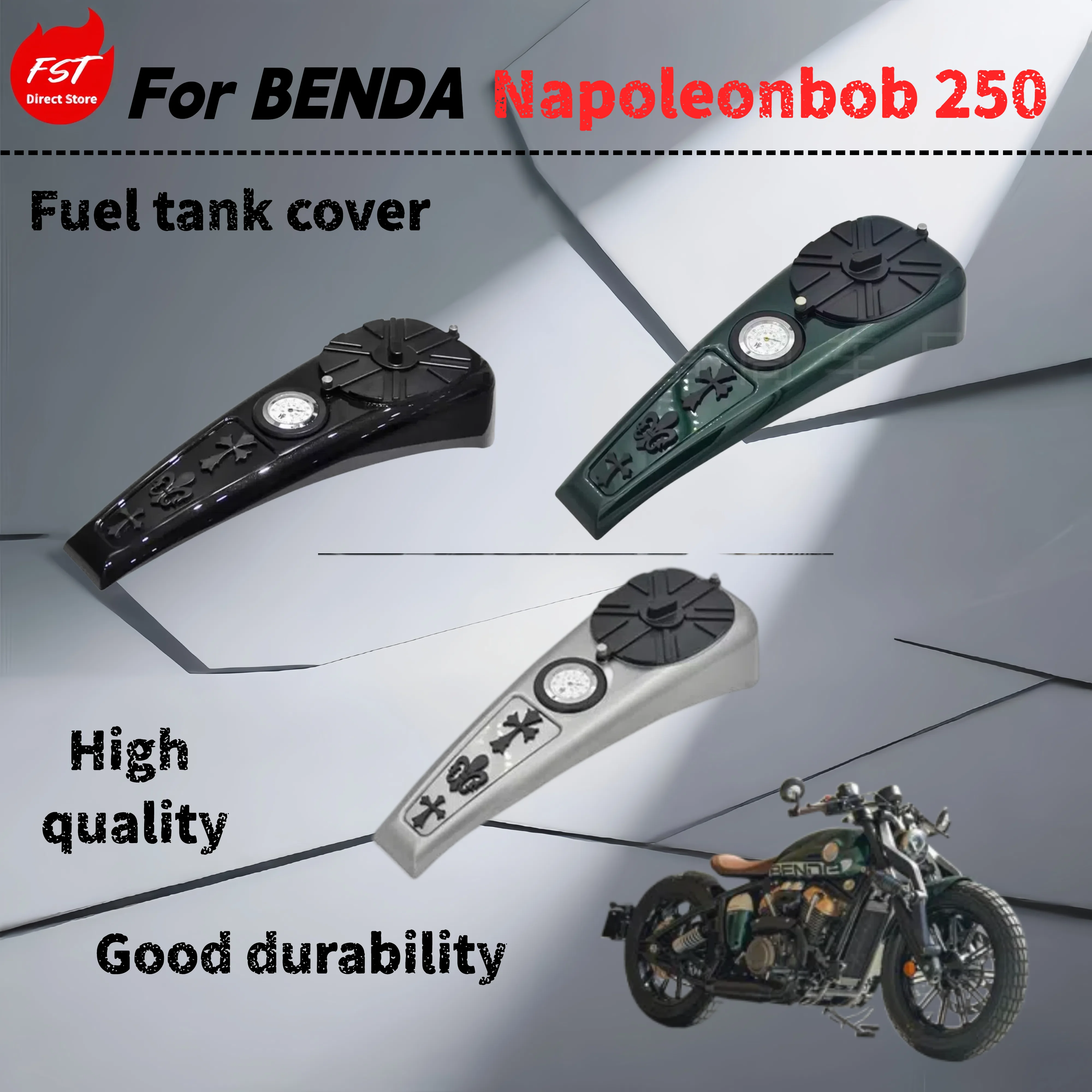 

For Benda Napoleonbob 250 modified fuel tank cover original car open mold decoration instrument cover abs lossless