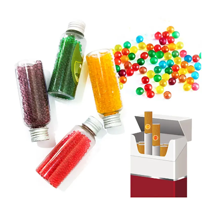 1000/2000pcs DIY gemischte Minze Menthol Zigarette platzen Perle Frucht schmeckt Rauch Explosion Pops Pinsel Ball zum Rauchen Geschenke für Männer