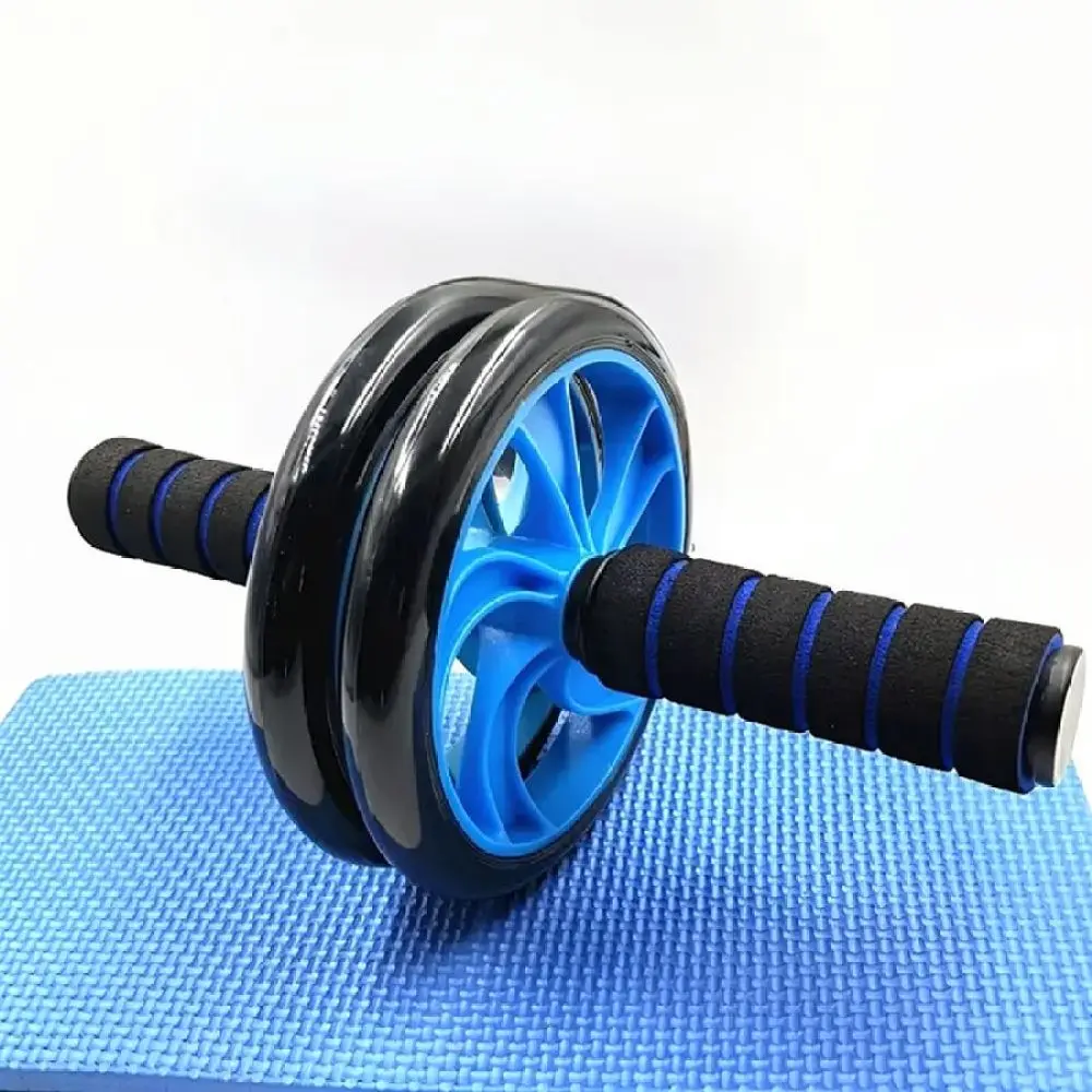 Core Muscle Trainer Ab Roller Kit Push Up Stands Portable Workout Gear For Fitness Body Building Home Exercise