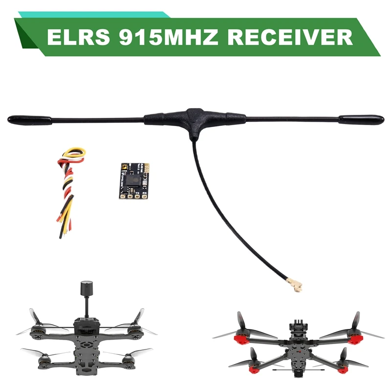 Smart-ELRS 915Mhz Receiver FPV Expresslrs Receiver With Antenna For RC FPV Long Range Racing Drone Quadcopter