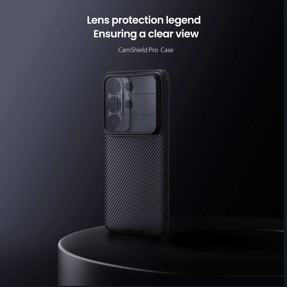 Nillkin For Samsung Galaxy S26 Ultra S25 Edge S24 Plus S23 S22 Ultra Case Hard PC CamShield Pro Camera Cover Slide For S25 FE