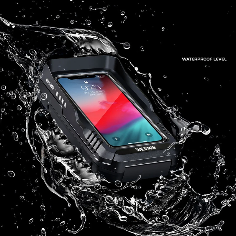 2023 New Waterproof Bicycle Motorcycle Phone Holder Touch Screen Handlebar Mobile Phone Bag for 5.5\'\'-6.7\