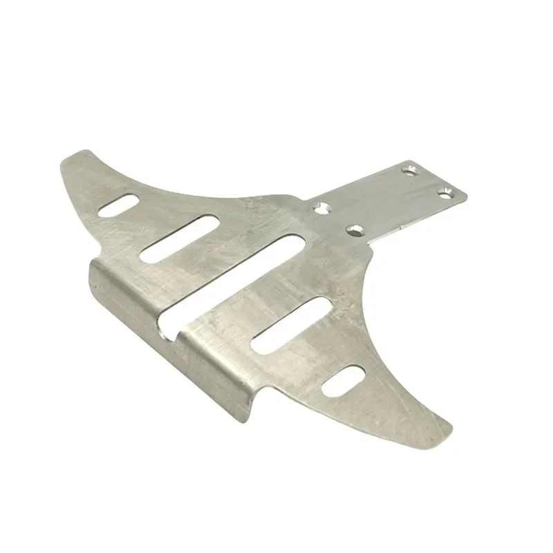 Plaque antidérapante de Protection de châssis de pare-chocs en métal d'acier inoxydable pour Hyper GO MJX 1/14 14211 RC, mise à niveau de voiture, accessoires OP