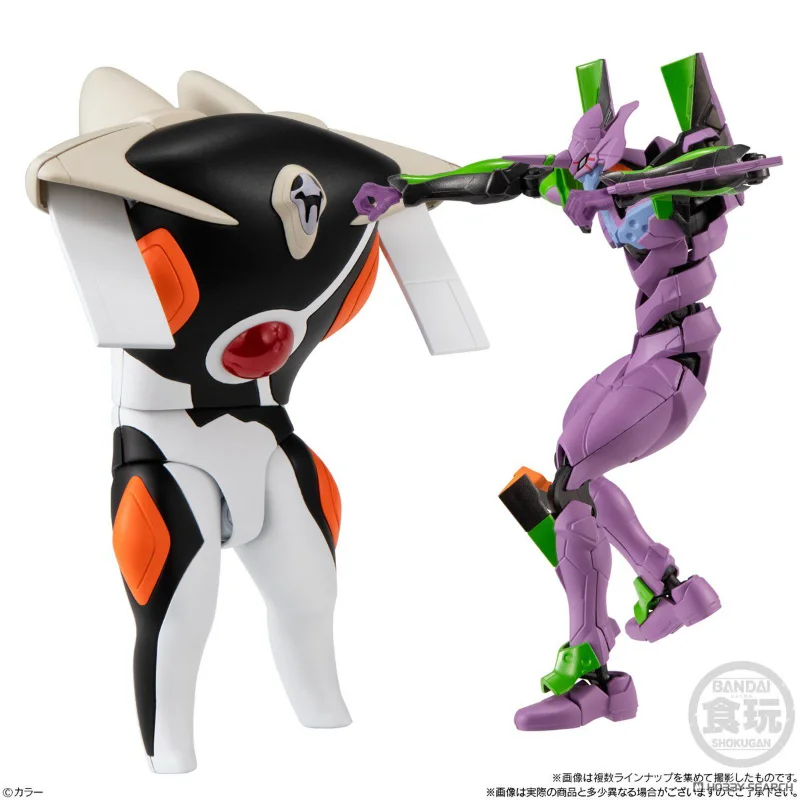 Bandai Original Shokugan EVA FRAME DX02 EVA-01 & EVA-00 Toy Model