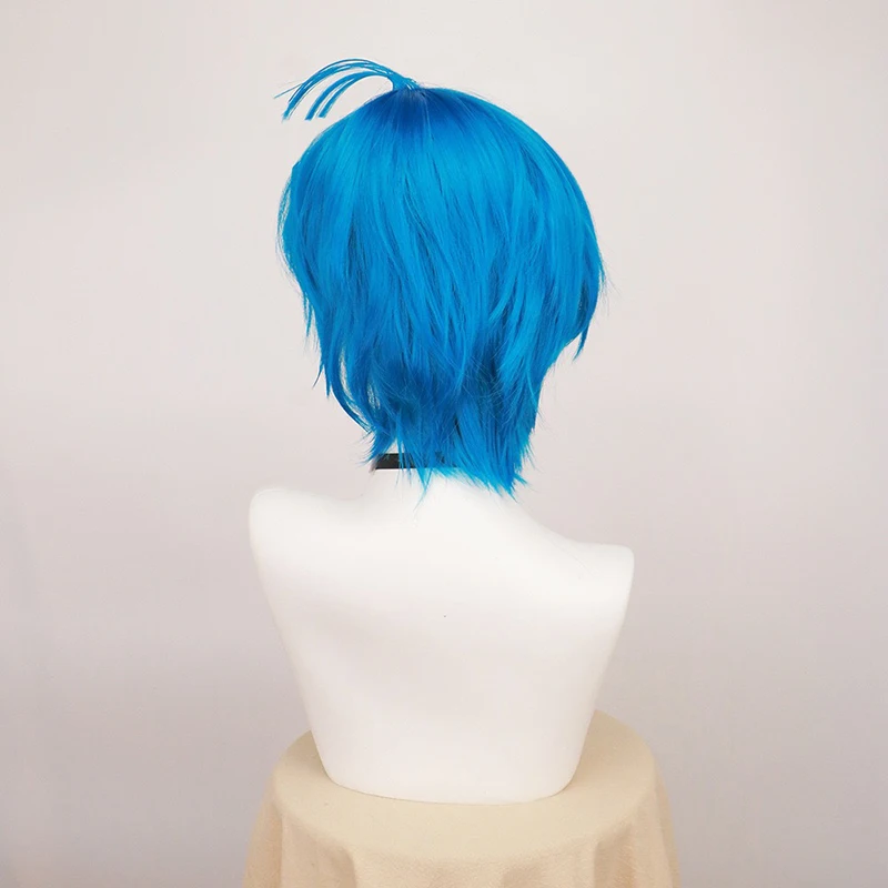 Joy Emotion – personnage de cheveux courts, Film animé à l'envers, couvre-chef de modélisation de rôle, accessoires pour vêtements de spectacle sur scène, perruque colorée