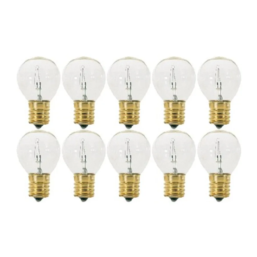 S11/N - Clear E17 Intermediate Base Hi-Intensity Light Bulbs (40