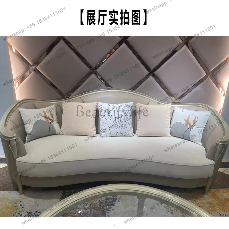 First layer cowhide sofa combination large apartment club hotel sofa first layer cowhide