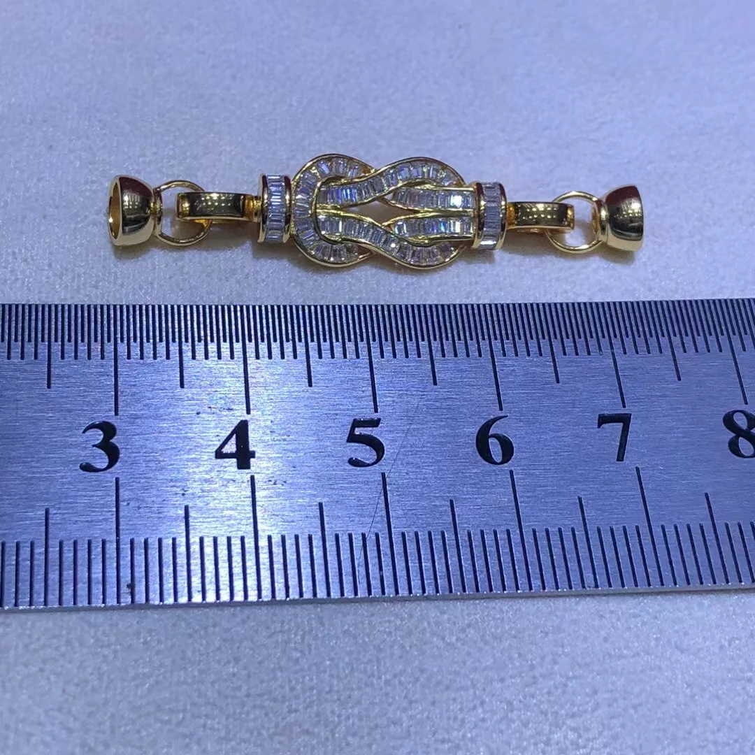 Wholesale DIY 925 Sterling Silver Pendant Necklace Bracelet Clasp Hook Accessories for 8-16mm Pearls 5pcs/lot