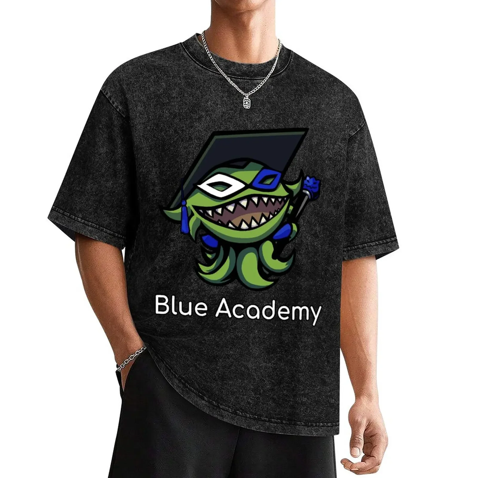 Blue Academy Academic Audrey (with text) T-Shirt cute clothes boys whites cute tops mens graphic t-shirts funny