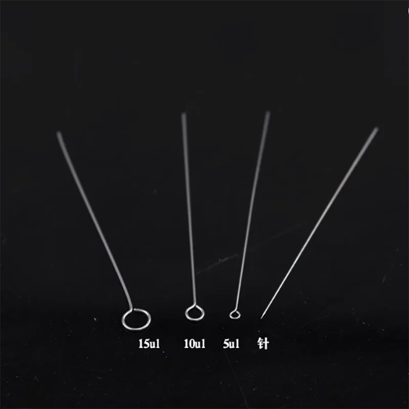 10 /PK Nickel Chromium Inoculating Loop Nickel Chromium Stick Inoculation Ring Flame Reaction Rods Diameter 1mm/2mm/3mm/4mm/5mm