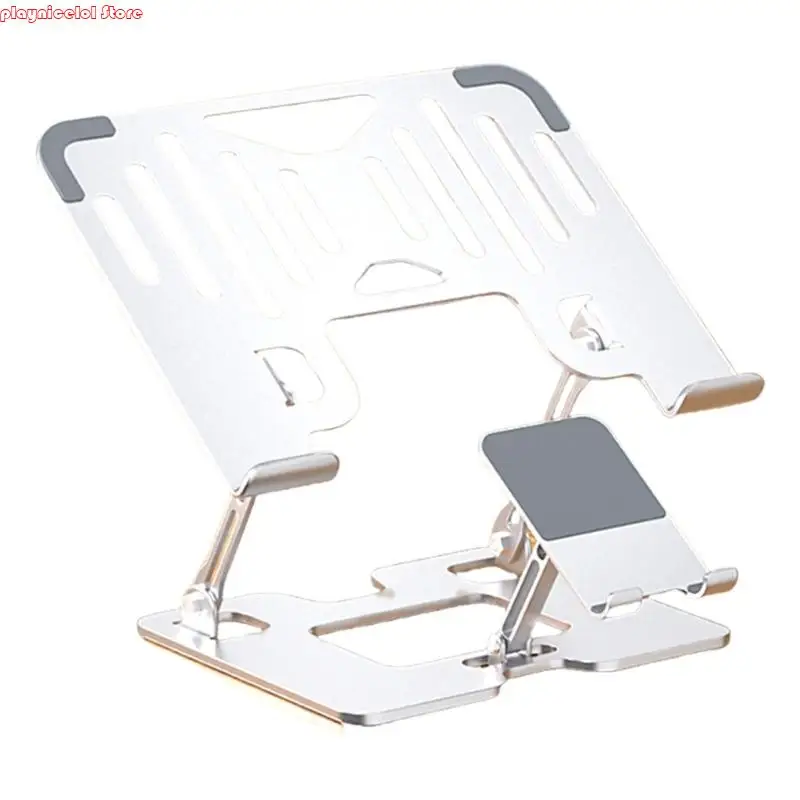 e8ba قابلة للتعديل كمبيوتر محمول حامل الهاتف قابلة للطي الصلب الكربون الصلب الناهضين ل 10-17.3 بوصة تصميم التبريد المريح.