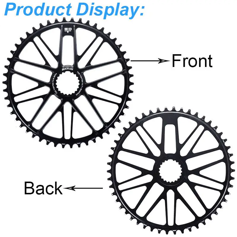 BUCKLOS Direct Mount Chainring for SHIMANO Road Bike Chainring 48-32T 50T Single Double Speed Folding Bicycle Chainwheel view 6
