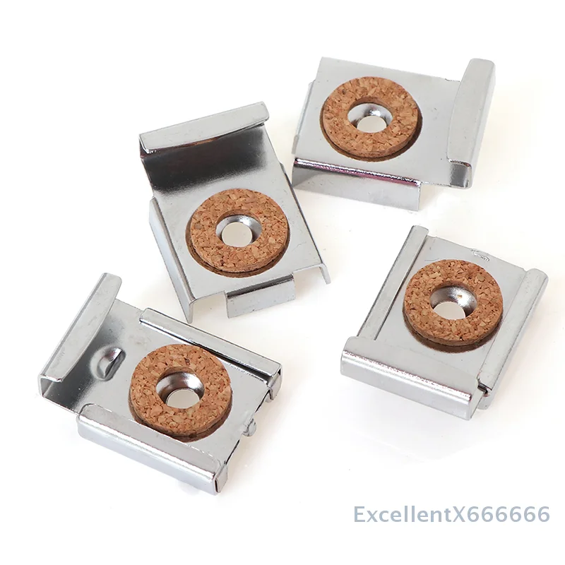 

4PCS Square Mirror Clips Set for Bathroom & Bedroom Easy Install Durable Adjustable Hardware for Hanging Mirrors