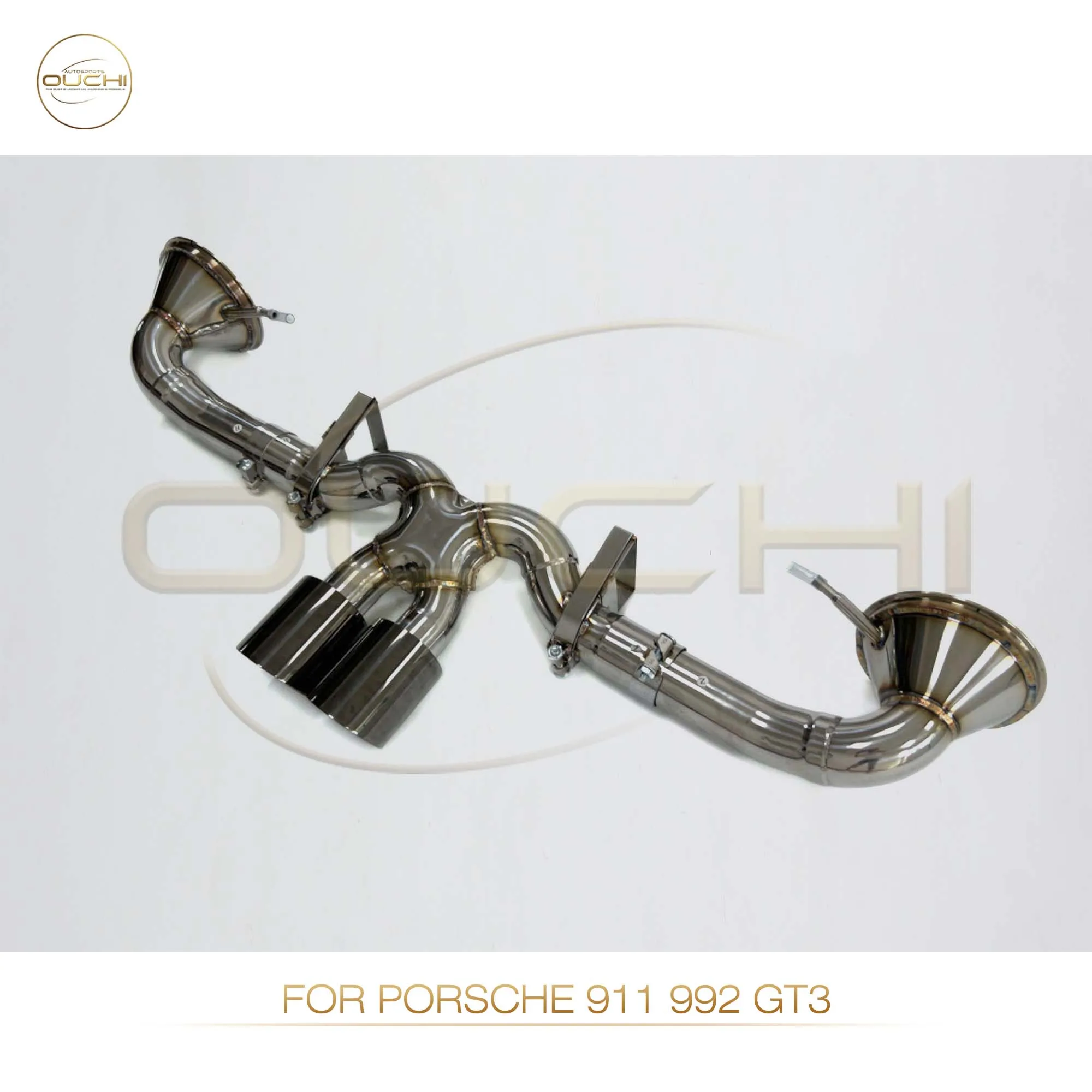 Ouchi Exhaust System Stainless Steel Performance Catback For Porsche 911 992 GT3 Muffler Without Valve