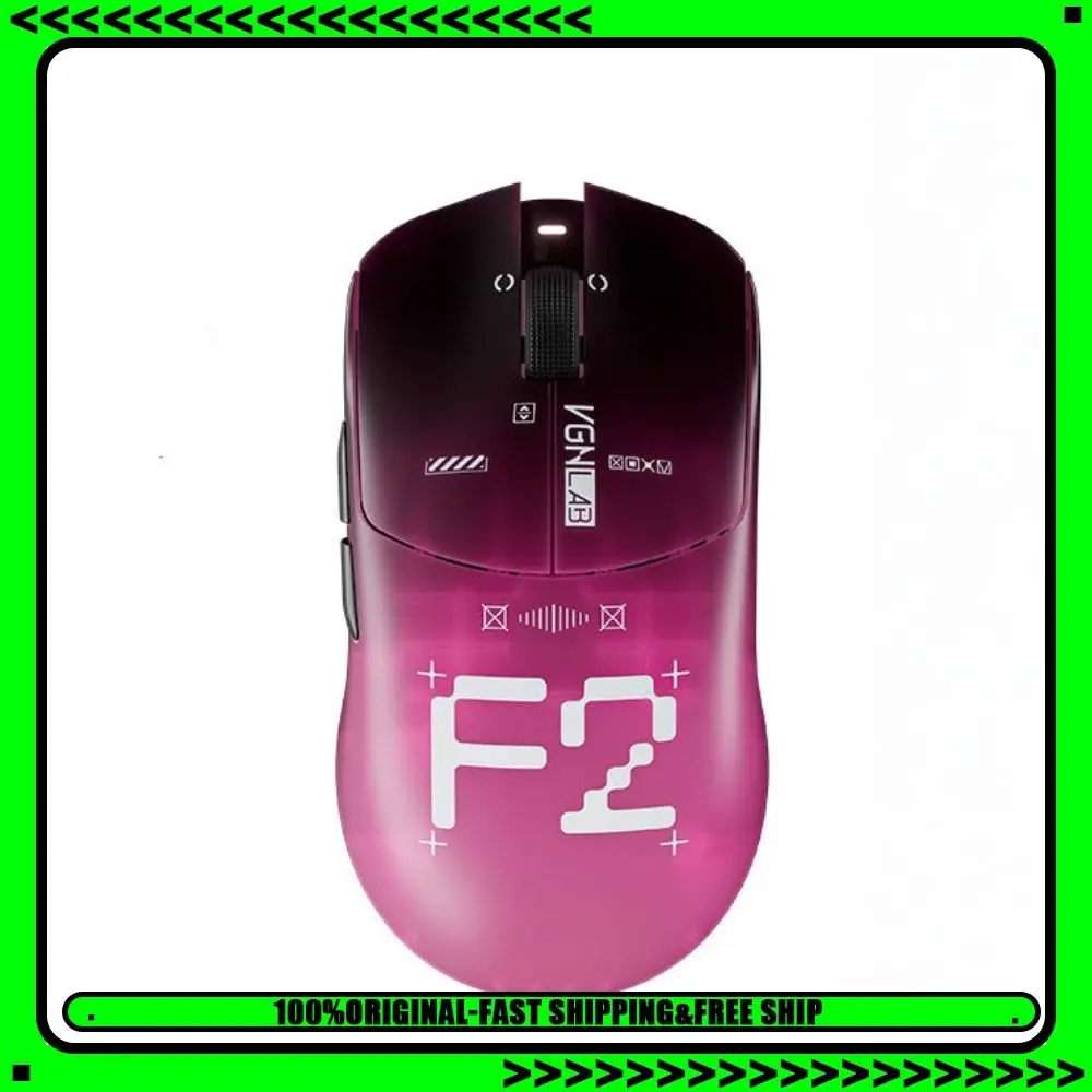 VGN Dragonfly F2 GT Mouse Tri‑Mode Wireless Mouse Lightweight Ergonomic Tri-Mode for PC Laptop Competitive Esports Gaming Office