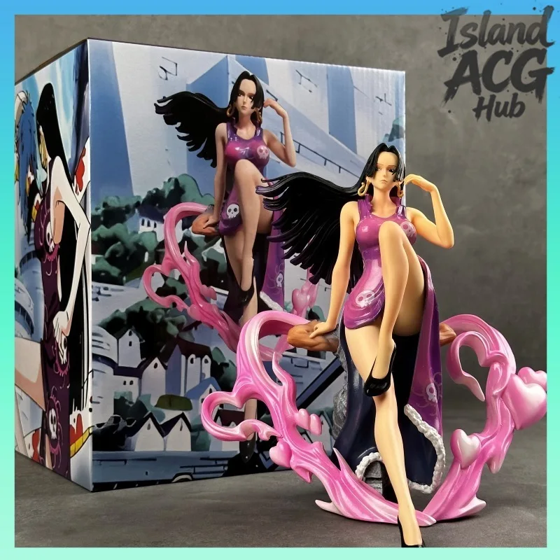 

Коллекционная фигурка Боа Хэнкок из One Piece в сидячей позе, ПВХ, аниме-модель, подарок для взрослых фанатов, высокодетализированная статуэтка-игрушка