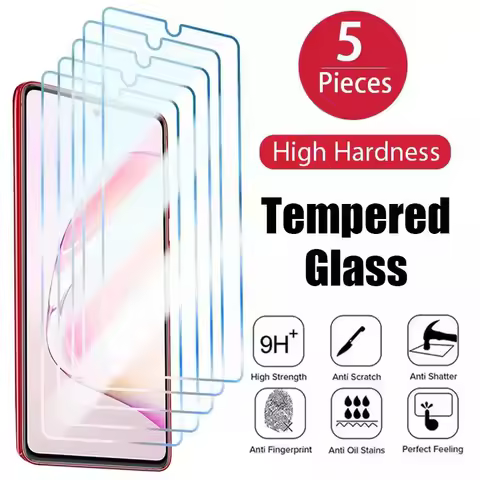 Tempered Glass 5PCS For Samsung Galaxy A13 A52 A53 A33 A32 A22 A73 5G Screen Protector on Samsung A52S A21S A51 50 A72 A71 glass