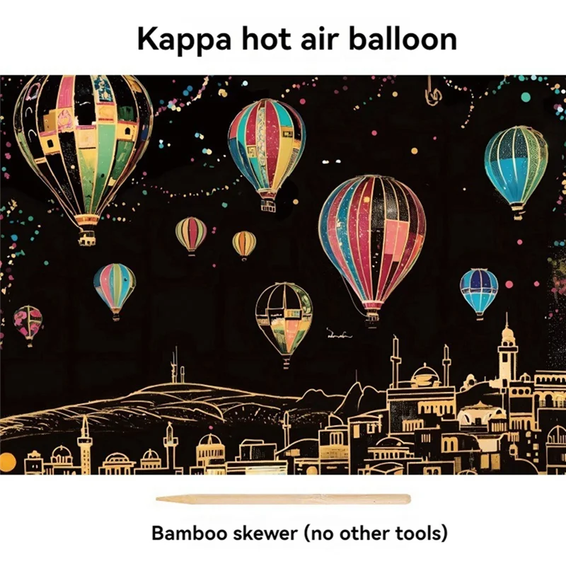 الاكسسوارات اليدوية الكبار خدش الرسم الضغط أداة لعبة كشط اللوحة هدية عيد ميلاد DIY Craft-ABJU