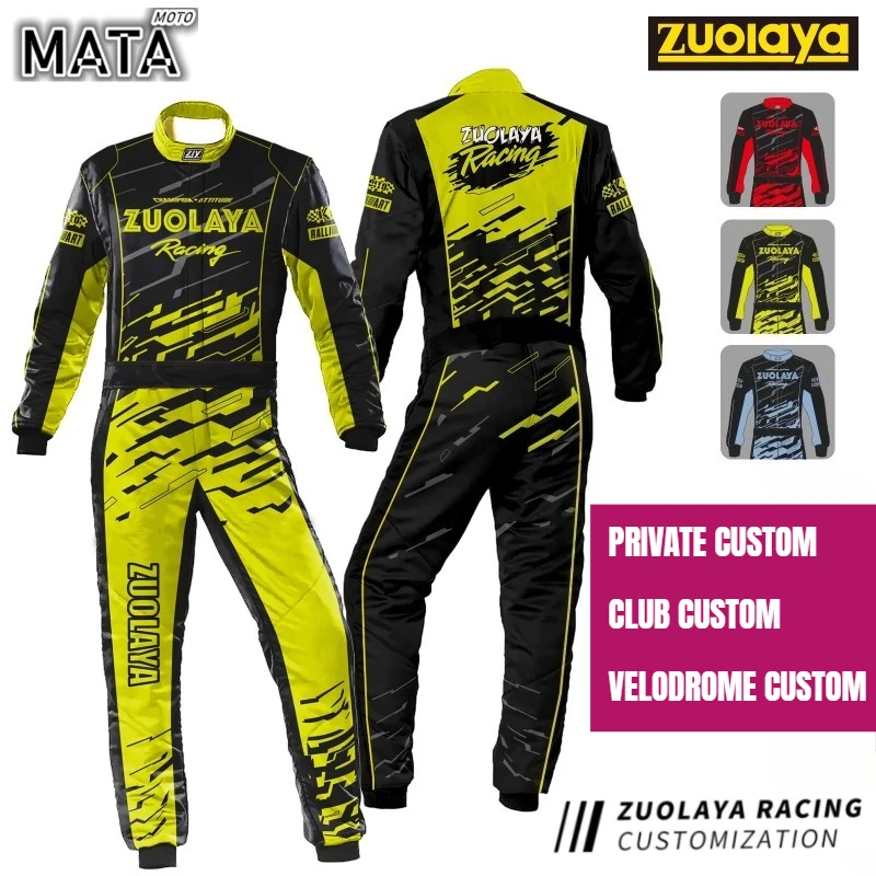 Private Customization Children's Adult Couple Waterproof and Breathable Kart Car Beach Off-road Vehicle One-piece Racing Suit