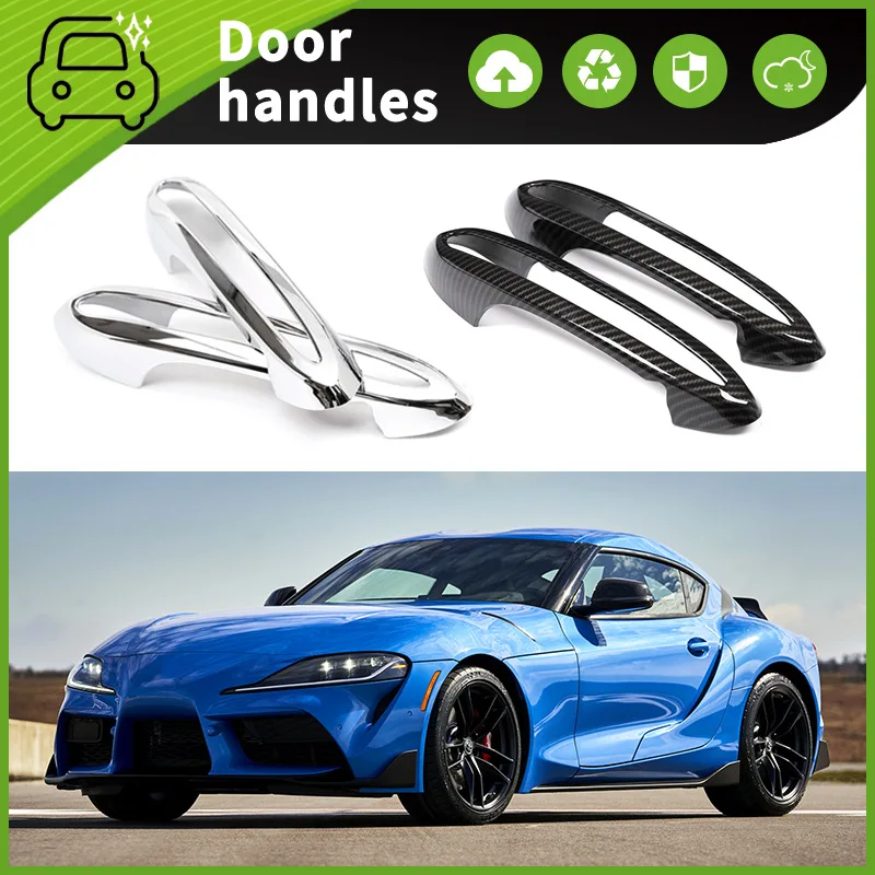 For 18-24 Toyota Supra A90 Door Bowl Handle Decorative Door Handle Scratch Resistant Accessories Supplies