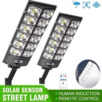 Solar LED Light Super Bright Motion Sensor Lamps 3 Working Mode Remote Control Waterproof Outdoor Garden Street Solar Power Lamp