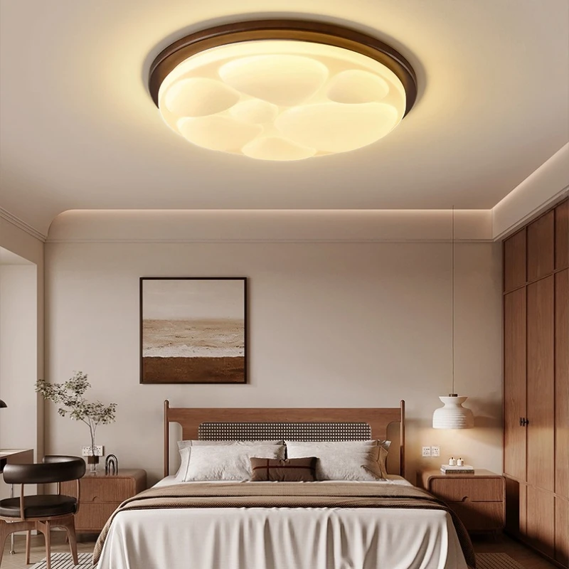 Middle Ancient Ceiling Lamp Bedroom Lamp American Countryside Master Bedroom Study Cafe Kitchen Restaurant LED Light Luminaires