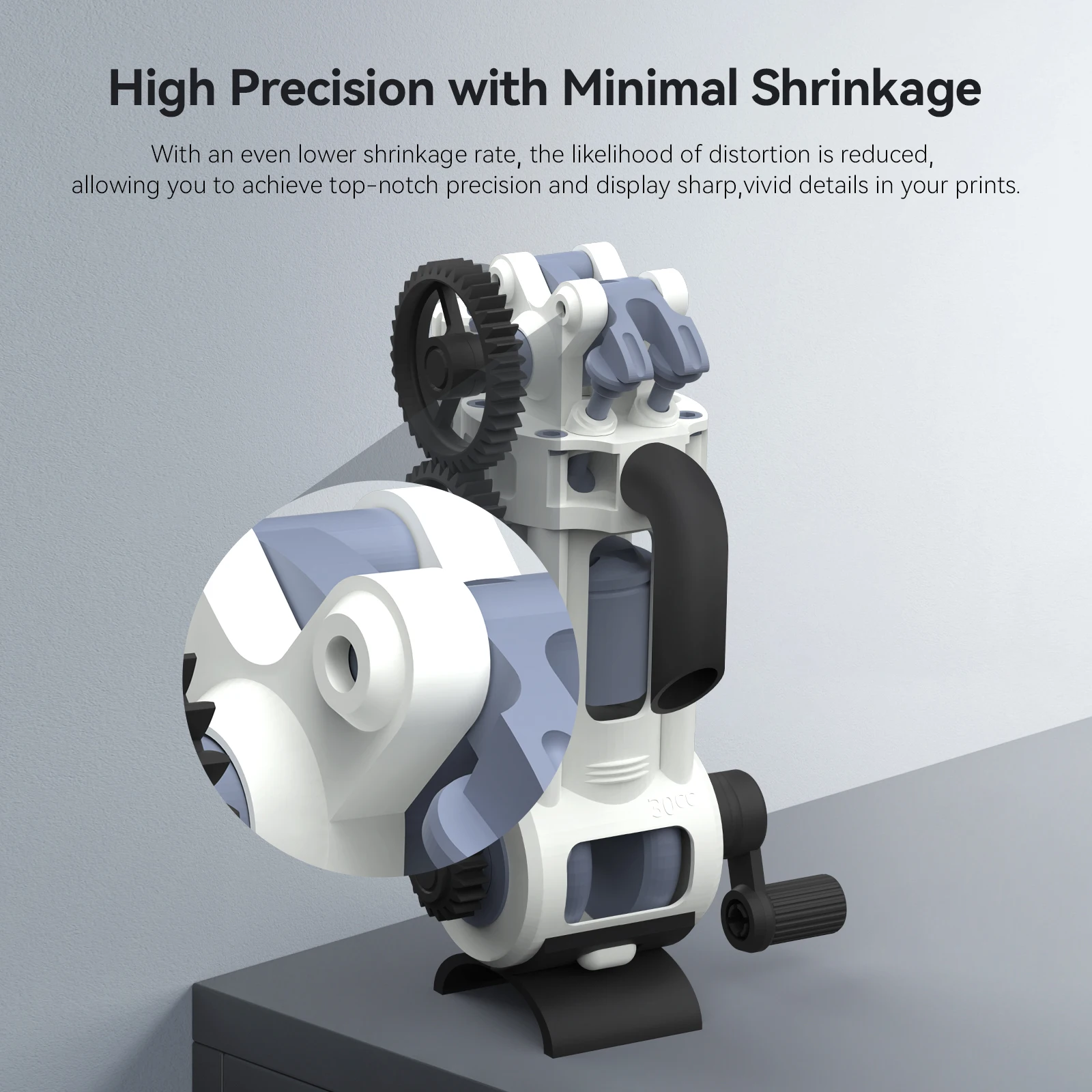 新しい 2 ピース/ロット ANYCUBIC ABS のような + UV 硬化 405nm 標準フォトポリマー樹脂 ABS 3D 樹脂高精度 LCD 用