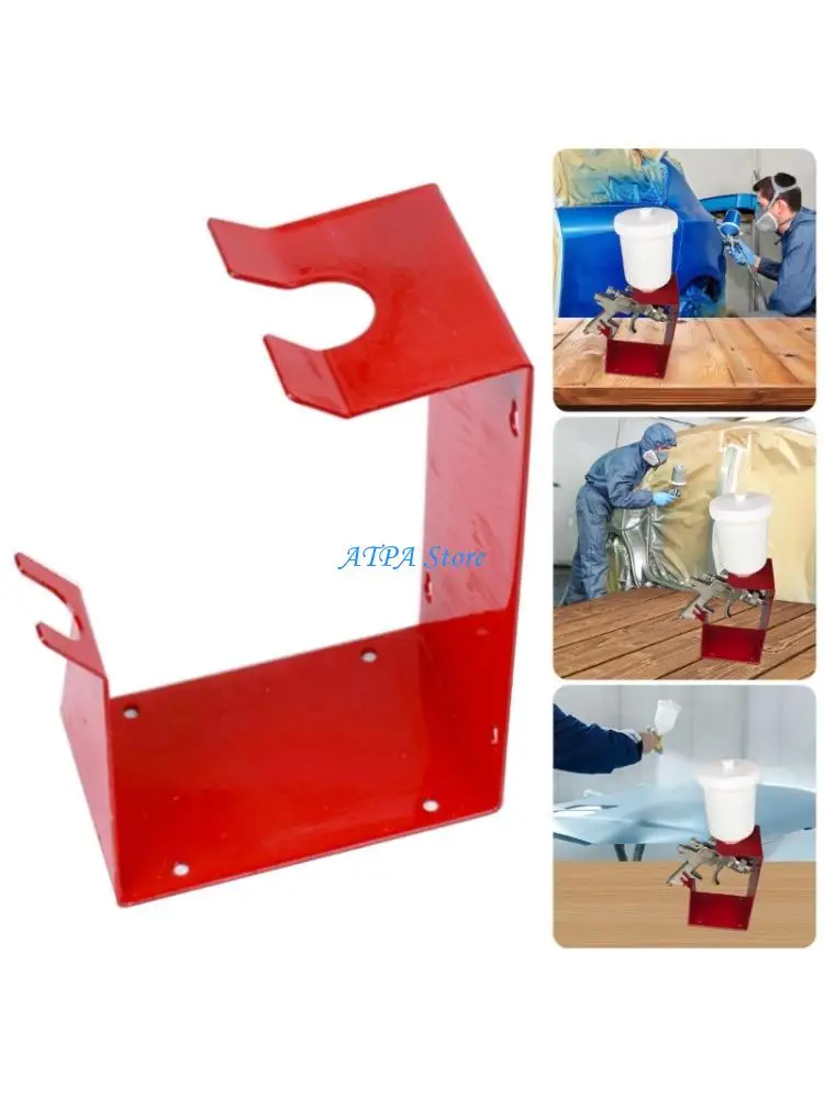 

U13C Iron Sprayer Guns Storage Stand Wall or Benches Mount Detachable Air Sprayer Guns Holder For Garage Workshop