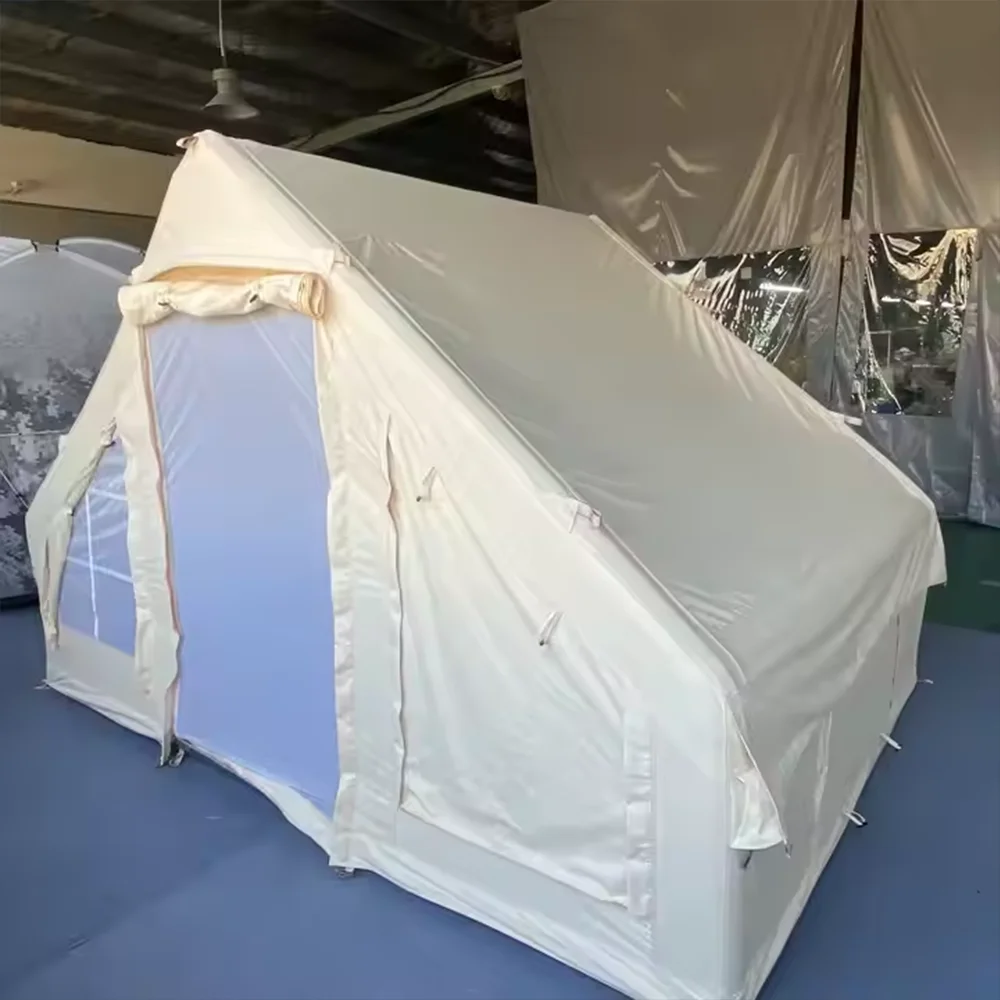 

Hot sale!Inflatable Cabin Tent Outdoor Camper Rainproof Pvc Tube Strong Tente Gonflable for Couples