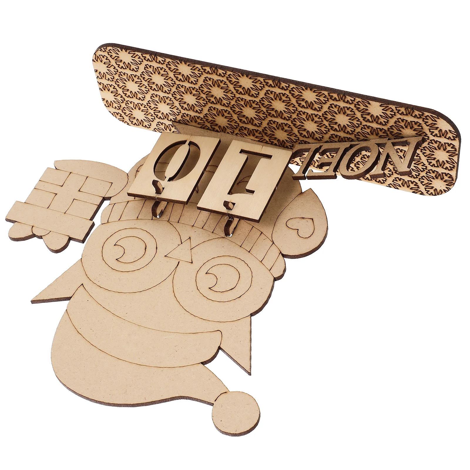 

1Set Christmas Wooden Advent Calendar DIY Xmas Countdown Desktop Decoration Home Decor Supplies Gift Christmas Advent Calendar