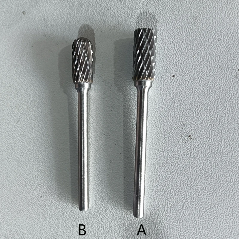 1Pcs Tungsten Steel Mini Drill Grinding Head Double Veins Carbide Burrs Rotary File Milling Cutter