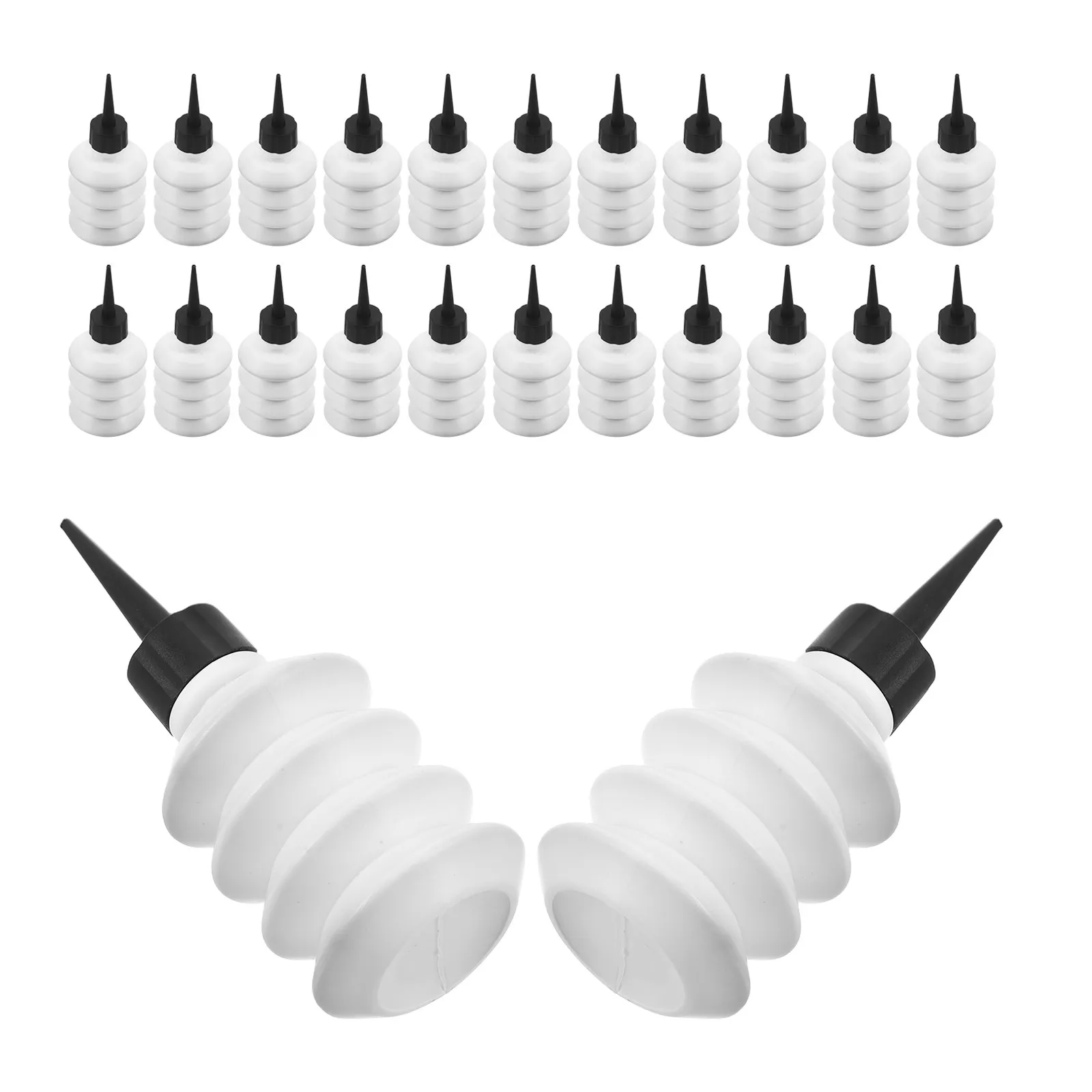 

24Pcs Oil Based Marker Refill Ink 25Ml Permanent Pigment Ink for Glass Metal Plastic Weather Resistant Abrasion Proof Industrial