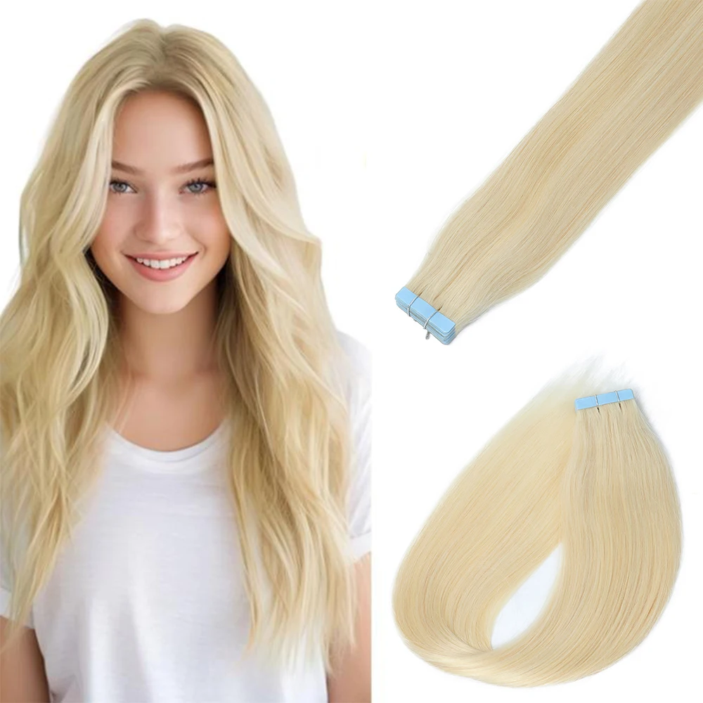 

Накладные волосы на лентах длиной 20 дюймов, 100% натуральные человеческие волосы, от светлых до темных оттенков, невидимое бесшовное соединение, легко укладывать.