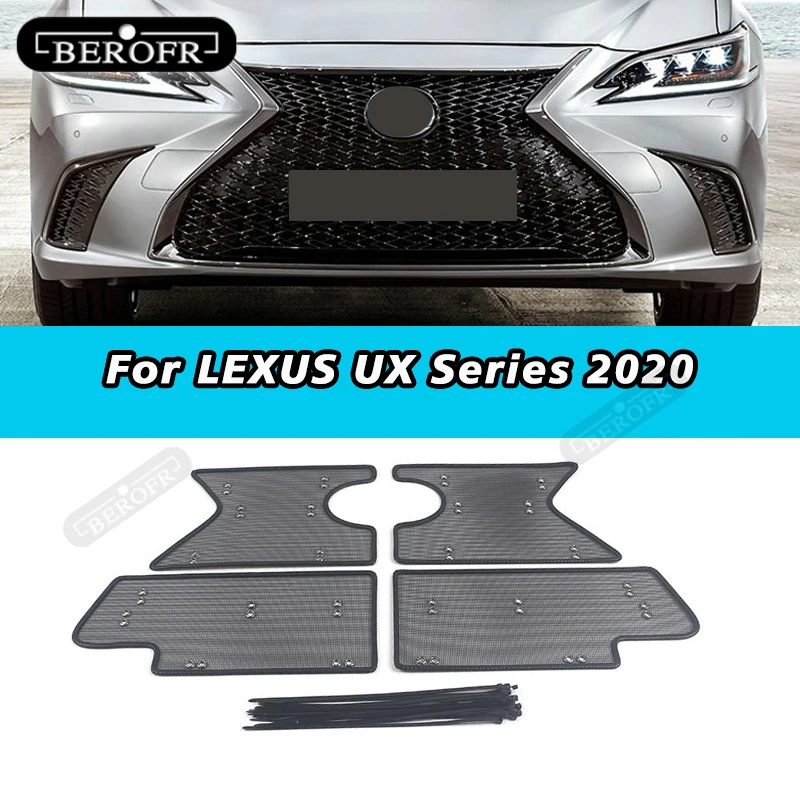 

Stainless Insect Screening Mesh Front Grille Insert Net Water Tank Engine Cover Car Accessories For LEXUS UX Series 2020