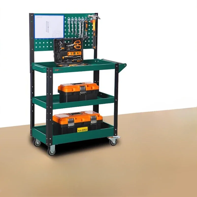 

Modern Minimalist Tool Cart Mobile Storage Rack Automotive Workshop Repair Tool Organizer Cabinet Office Furniture Estantes FYTR