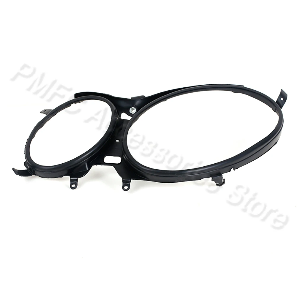 Para benz w211 2002-2008 tira de vedação do farol guarnição anel dianteiro superior tiras de cobertura do farol junta superior 2118200512 2118200612