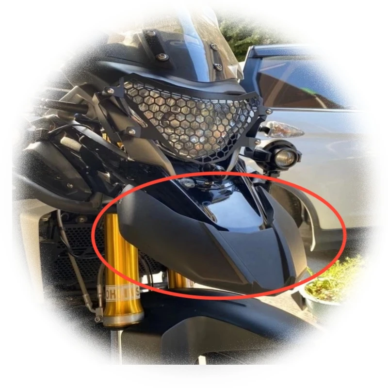Motorcycle bird beak fixed wing shark fin inletwing lower lip wind knife for BMW G 310 GS G310GS 2017-2021