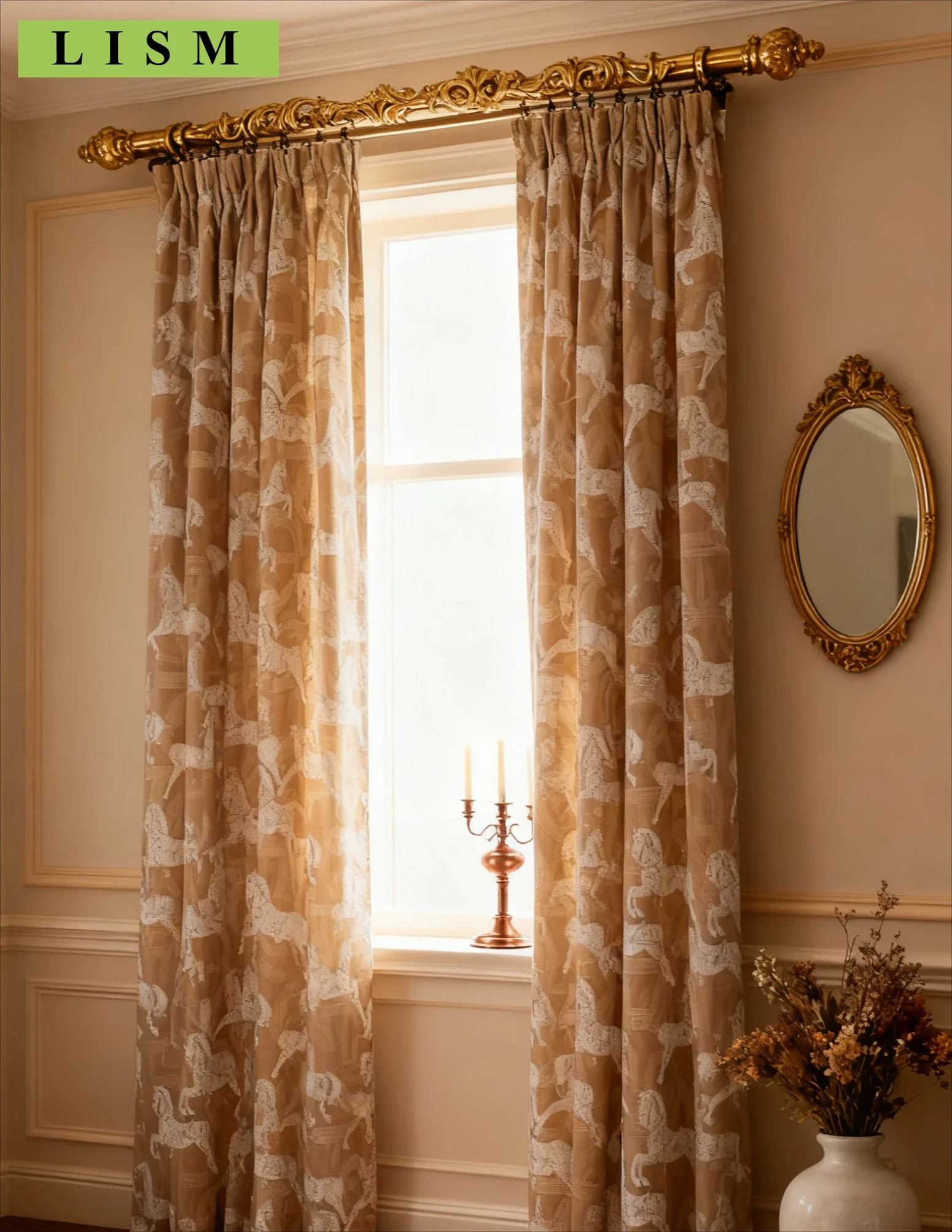 

Французские королевские жаккардовые шторы из синели, кремовая пшеничная вышивка, роскошные шторы для гостиной, спальни, балкона, новый дизайн