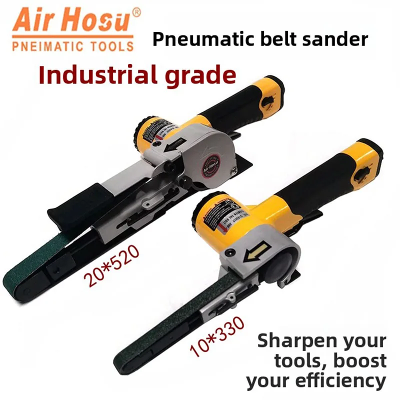 

Original Taiwan Industrial-Grade Pneumatic Belt Sander At-7703 Sanding Cloth Ring Belt Machine At-7705 Polishing and Grinding Tool