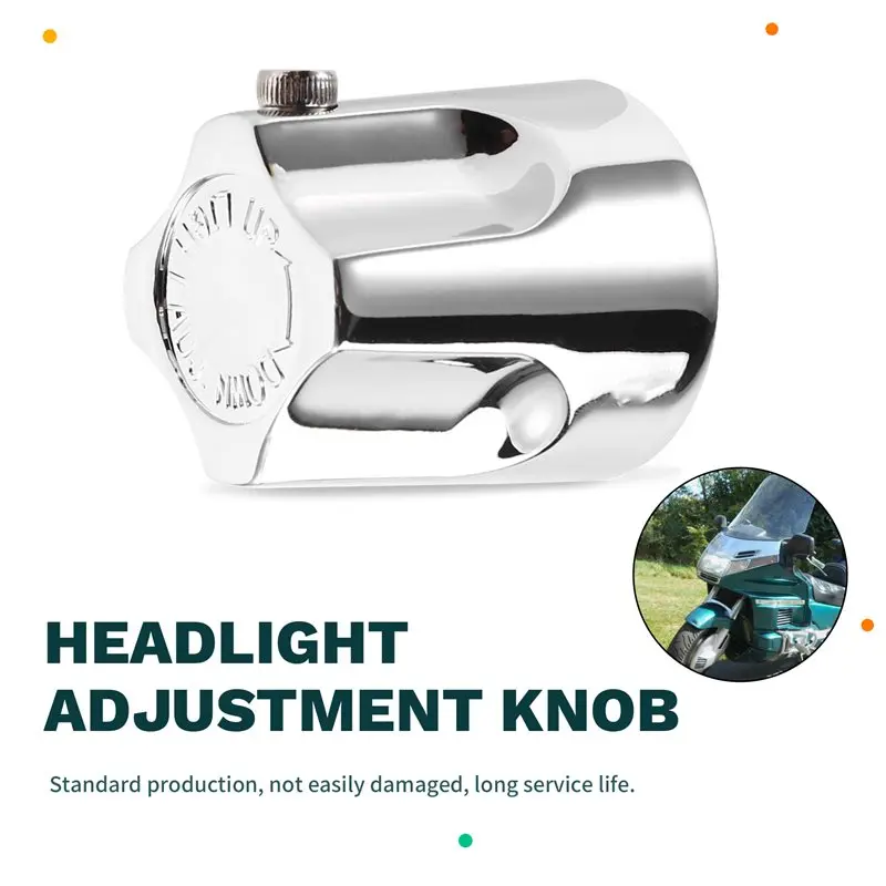 A48P-Front Headlight Up/Down Adjustment Knob For Honda Goldwing GL1500 ALL 1988-2000 Chrome Motorcycle Headlight Control Switch
