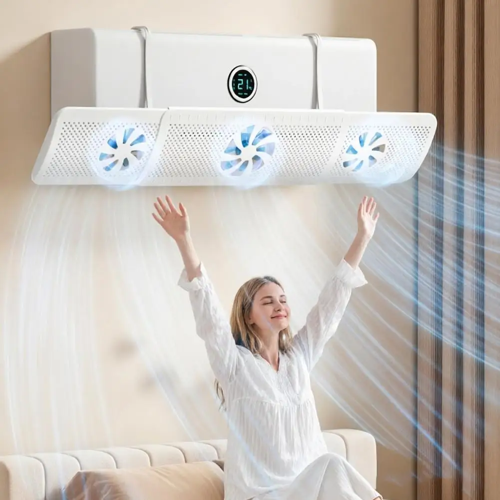 Anti-Direct Blowing Air Conditioning Wind Deflector Wall-Mounted Outlet Baffle Hanging Conditioning Guide Cover